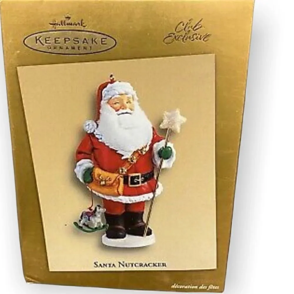 Hallmark Keepsake Ornament Santa Nutcracker 2005 Club Exclusive. Rare